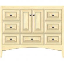 Strasser Woodenwork 34.162 - 42 X 18 X 34.5 Wallingford Vanity Classic Miter Nat Maple Sb