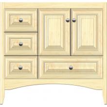 Strasser Woodenwork 34.200 - 36 X 18 X 34.5 Wallingford Vanity Classic Miter Nat Maple Lh