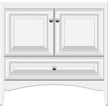 Strasser Woodenwork 34-866 - 36 X 18 X 34.5 Wallingford Town Vanity Classic Miter Sat White 3 Drw