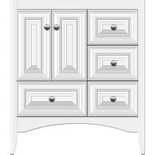 Strasser Woodenwork 34.191 - 30 X 21 X 34.5 Wallingford Vanity Classic Miter Sat White Rh