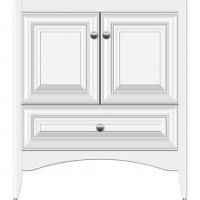 Strasser Woodenwork 34-757 - 30 X 21 X 34.5 Wallingford Town Vanity Classic Miter Sat White 3 Drw