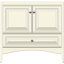 Strasser Woodenwork 34-863 - 36 X 18 X 34.5 Wallingford Town Vanity Classic Miter Sat Biscuit 3 Drw