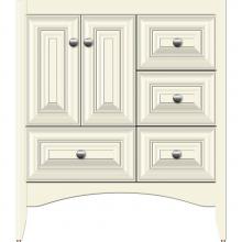 Strasser Woodenwork 34.231 - 30 X 21 X 34.5 Wallingford Vanity Classic Miter Sat Biscuit Rh