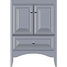 Strasser Woodenwork 34-520 - 24 X 21 X 34.5 Wallingford Town Vanity Classic Miter Sat Silver 3 Drw