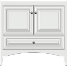 Strasser Woodenwork 34-862 - 36 X 18 X 34.5 Wallingford Town Vanity Classic Miter Powder Grey 3 Drw