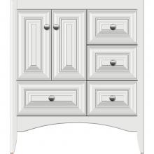 Strasser Woodenwork 37.142 - 30 X 21 X 34.5 Wallingford Vanity Classic Miter Powder Grey Rh