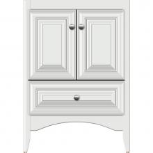 Strasser Woodenwork 34-517 - 24 X 21 X 34.5 Wallingford Town Vanity Classic Miter Powder Grey 3 Drw