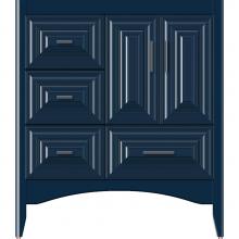 Strasser Woodenwork 34-299 - 30 X 21 X 34.5 Wallingford Vanity Classic Miter Lapis Night Lh