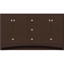 Strasser Woodenwork 42.794 - 60 X 18 X 34.5 Ravenna Vanity Slab Choc Oak Db