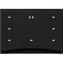 Strasser Woodenwork 42.803 - 48 X 18 X 34.5 Ravenna Vanity Slab Midnight Oak Sb