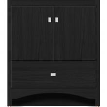 Strasser Woodenwork 42.854 - 30 X 21 X 34.5 Ravenna Vanity Slab Midnight Oak Std