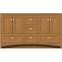 Strasser Woodenwork 43.109 - 60 X 18 X 34.5 Ravenna Vanity Shaker Nat Cherry Db