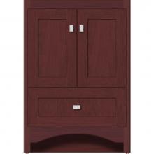 Strasser Woodenwork 43.262 - 24 X 21 X 34.5 Ravenna Vanity Shaker Dk Cherry Std