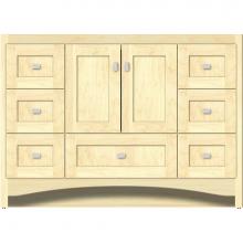 Strasser Woodenwork 43.129 - 48 X 21 X 34.5 Ravenna Vanity Shaker Nat Maple Sb