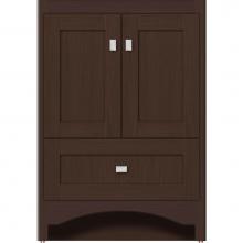 Strasser Woodenwork 42.517 - 24 X 18 X 34.5 Ravenna Vanity Shaker Choc Oak Std