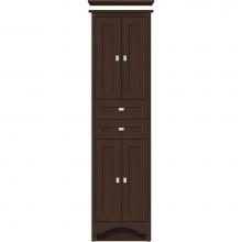 Strasser Woodenwork 42.522 - 19.5 X 21 X 70 Ravenna Linen Shaker Choc Oak