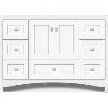 Strasser Woodenwork 43.099 - 48 X 21 X 34.5 Ravenna Vanity Shaker Sat White Sb