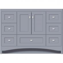 Strasser Woodenwork 42.428 - 48 X 21 X 34.5 Ravenna Vanity Shaker Sat Silver Sb