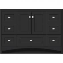 Strasser Woodenwork 43.952 - 48 X 21 X 34.5 Ravenna Vanity Shaker Sat Black Sb