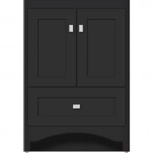 Strasser Woodenwork 43.966 - 24 X 21 X 34.5 Ravenna Vanity Shaker Sat Black Std