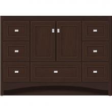 Strasser Woodenwork 44.580 - 48 X 18 X 34.5 Ravenna Vanity Deco Miter Choc Cherry Sb