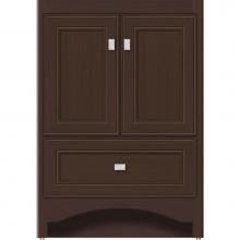 Strasser Woodenwork 44.890 - 24 X 18 X 34.5 Ravenna Vanity Deco Miter Choc Oak Std