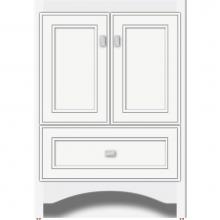 Strasser Woodenwork 44.879 - 24 X 18 X 34.5 Ravenna Vanity Deco Miter Sat White Std