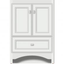 Strasser Woodenwork 44.867 - 24 X 21 X 34.5 Ravenna Vanity Deco Miter Powder Grey Std