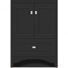 Strasser Woodenwork 44.880 - 24 X 18 X 34.5 Ravenna Vanity Deco Miter Sat Black Std