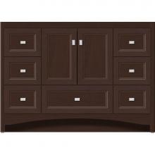 Strasser Woodenwork 43.717 - 48 X 21 X 34.5 Ravenna Vanity Ogee Miter Choc Cherry Sb