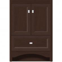 Strasser Woodenwork 44.430 - 24 X 18 X 34.5 Ravenna Vanity Ogee Miter Choc Cherry Std