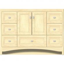 Strasser Woodenwork 43.726 - 48 X 18 X 34.5 Ravenna Vanity Ogee Miter Nat Maple Sb