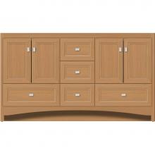 Strasser Woodenwork 43.688 - 60 X 18 X 34.5 Ravenna Vanity Ogee Miter Nat Oak Db