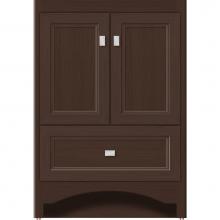 Strasser Woodenwork 44.414 - 24 X 21 X 34.5 Ravenna Vanity Ogee Miter Choc Oak Std