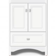 Strasser Woodenwork 44.403 - 24 X 21 X 34.5 Ravenna Vanity Ogee Miter Sat White Std