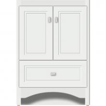 Strasser Woodenwork 44.421 - 24 X 18 X 34.5 Ravenna Vanity Ogee Miter Powder Grey Std