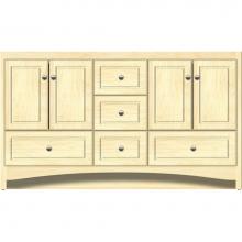 Strasser Woodenwork 41.104 - 60 X 21 X 34.5 Ravenna Vanity Ultra Nat Maple Db