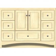 Strasser Woodenwork 41.129 - 48 X 21 X 34.5 Ravenna Vanity Ultra Nat Maple Sb