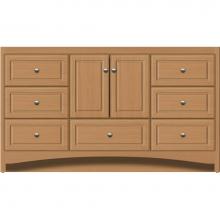 Strasser Woodenwork 41.513 - 60 X 18 X 34.5 Ravenna Vanity Ultra Nat Oak Sb