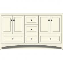 Strasser Woodenwork 41.113 - 60 X 18 X 34.5 Ravenna Vanity Ultra Sat Biscuit Db