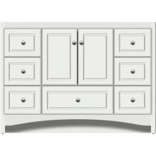 Strasser Woodenwork 41.674 - 48 X 18 X 34.5 Ravenna Vanity Ultra Powder Grey Sb