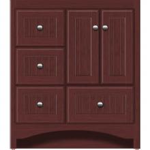 Strasser Woodenwork 42.223 - 30 X 21 X 34.5 Ravenna Vanity Beaded Dk Cherry Lh