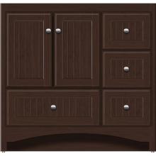 Strasser Woodenwork 42.133 - 36 X 21 X 34.5 Ravenna Vanity Beaded Choc Cherry Rh