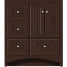 Strasser Woodenwork 42.123 - 30 X 21 X 34.5 Ravenna Vanity Beaded Choc Cherry Lh