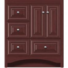 Strasser Woodenwork 44.223 - 30 X 21 X 34.5 Ravenna Vanity Classic Miter Dk Cherry Lh