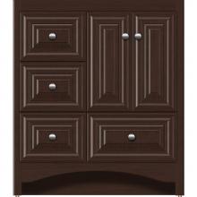 Strasser Woodenwork 44.122 - 30 X 18 X 34.5 Ravenna Vanity Classic Miter Choc Cherry Lh