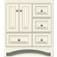 Strasser Woodenwork 44.175 - 30 X 21 X 34.5 Ravenna Vanity Classic Miter Sat Biscuit Rh