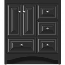 Strasser Woodenwork 44.962 - 30 X 18 X 34.5 Ravenna Vanity Classic Miter Sat Black Rh