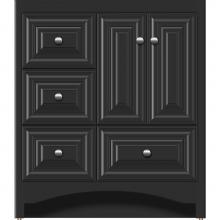 Strasser Woodenwork 44.961 - 30 X 21 X 34.5 Ravenna Vanity Classic Miter Sat Black Lh