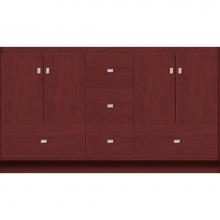 Strasser Woodenwork 25.110 - 60 X 18 X 34.5 Montlake Vanity Slab Dk Cherry Db